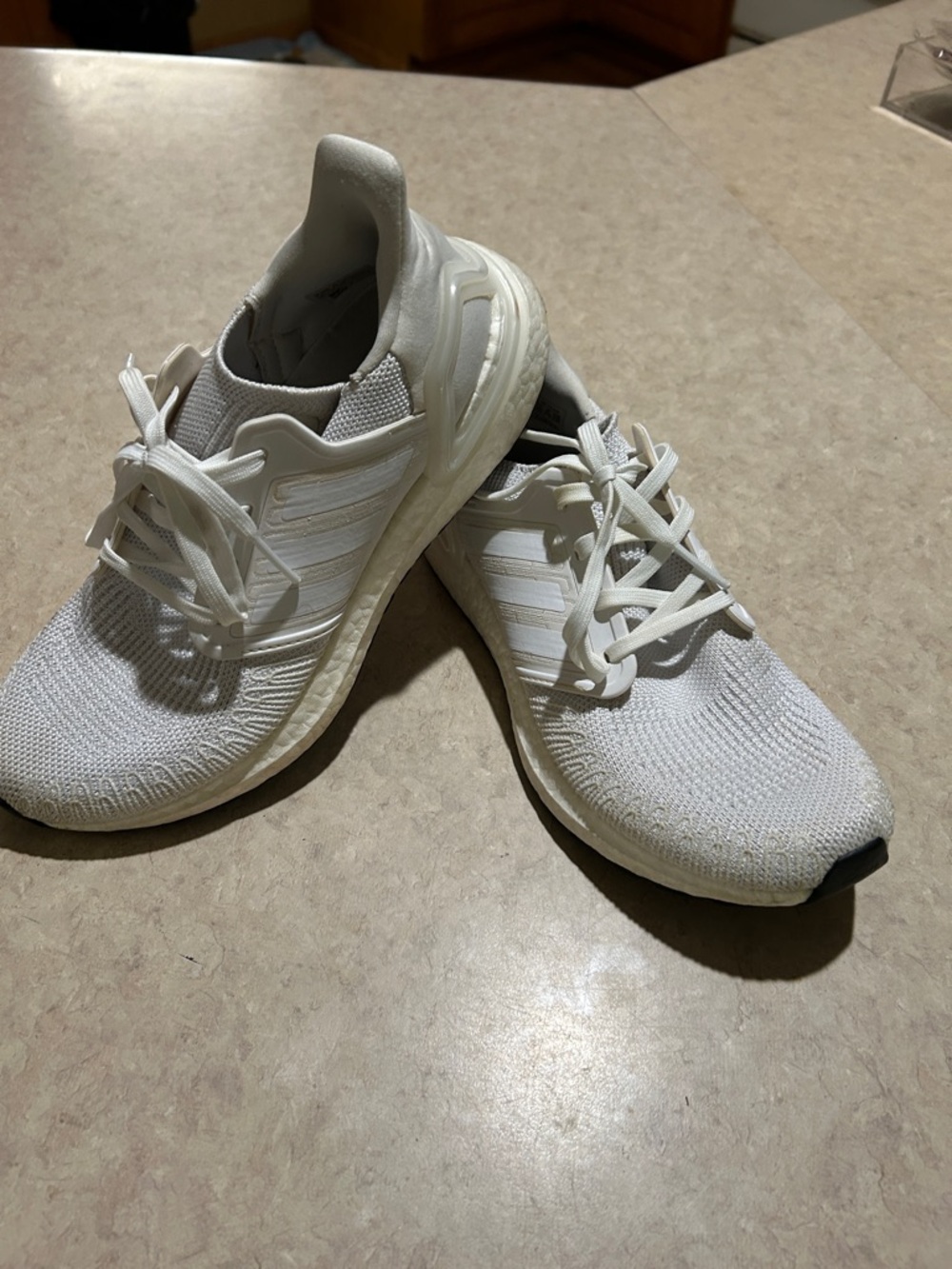adidas Off-White Knit Trainer Sneakers